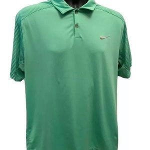 Nike Dri-Fit Golf Green Polo Size Medium